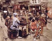 Robert Frederick Blum The Ameya or Itinerant Candy Vender china oil painting artist